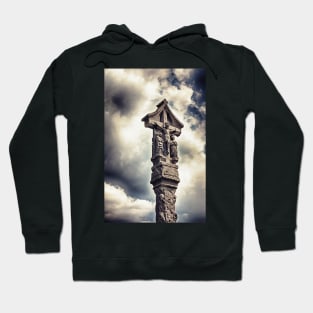 Crucifix and clouds Hoodie